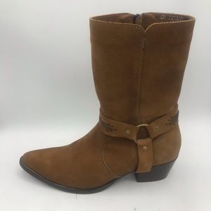 Dingo Harness Boots, Suede size 8.5